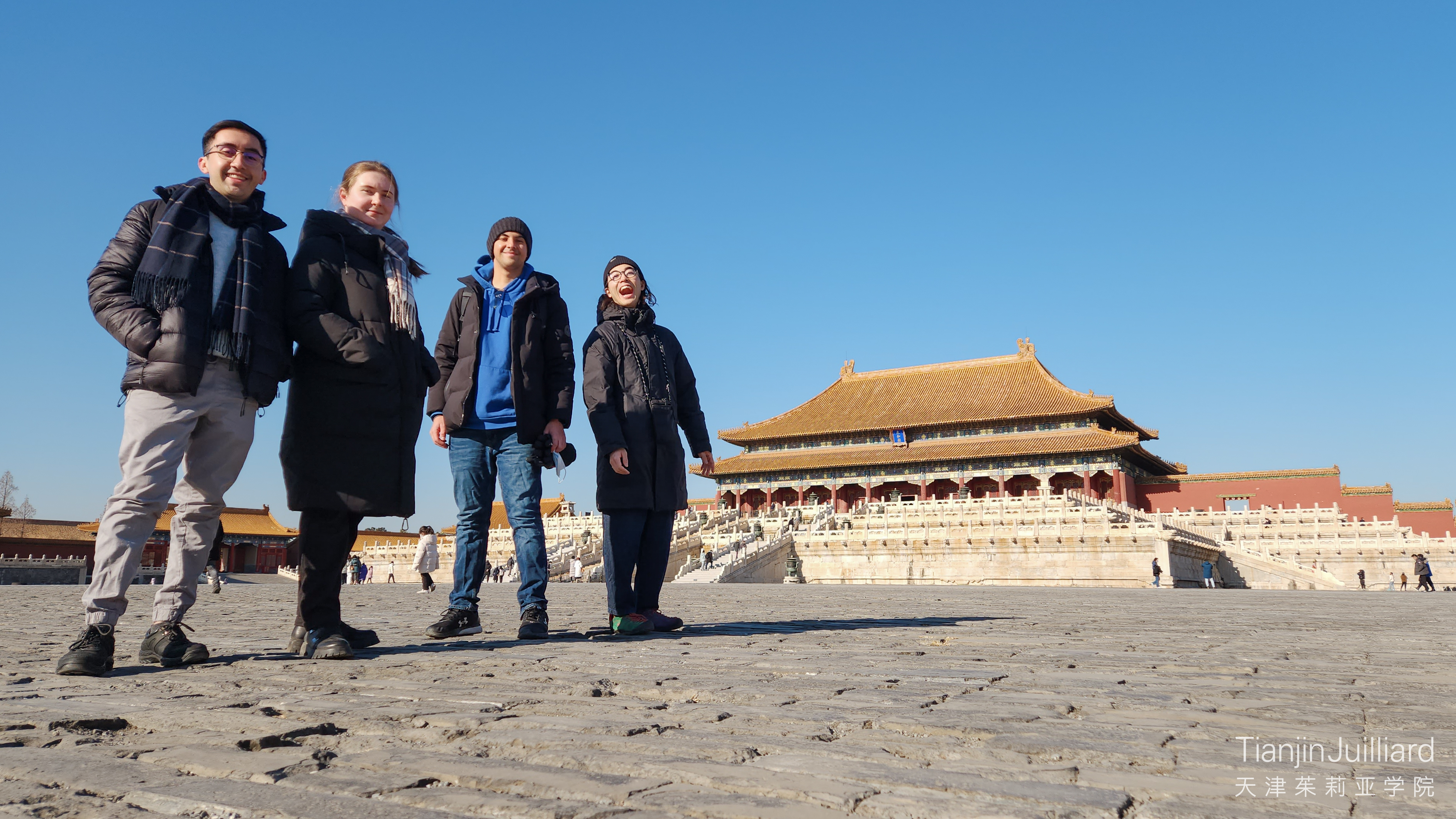 Tianjin Juilliard students visiting Beijing