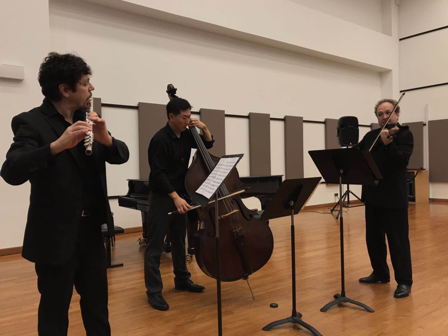 Tianjin Juilliard faculty performing in Singapore 