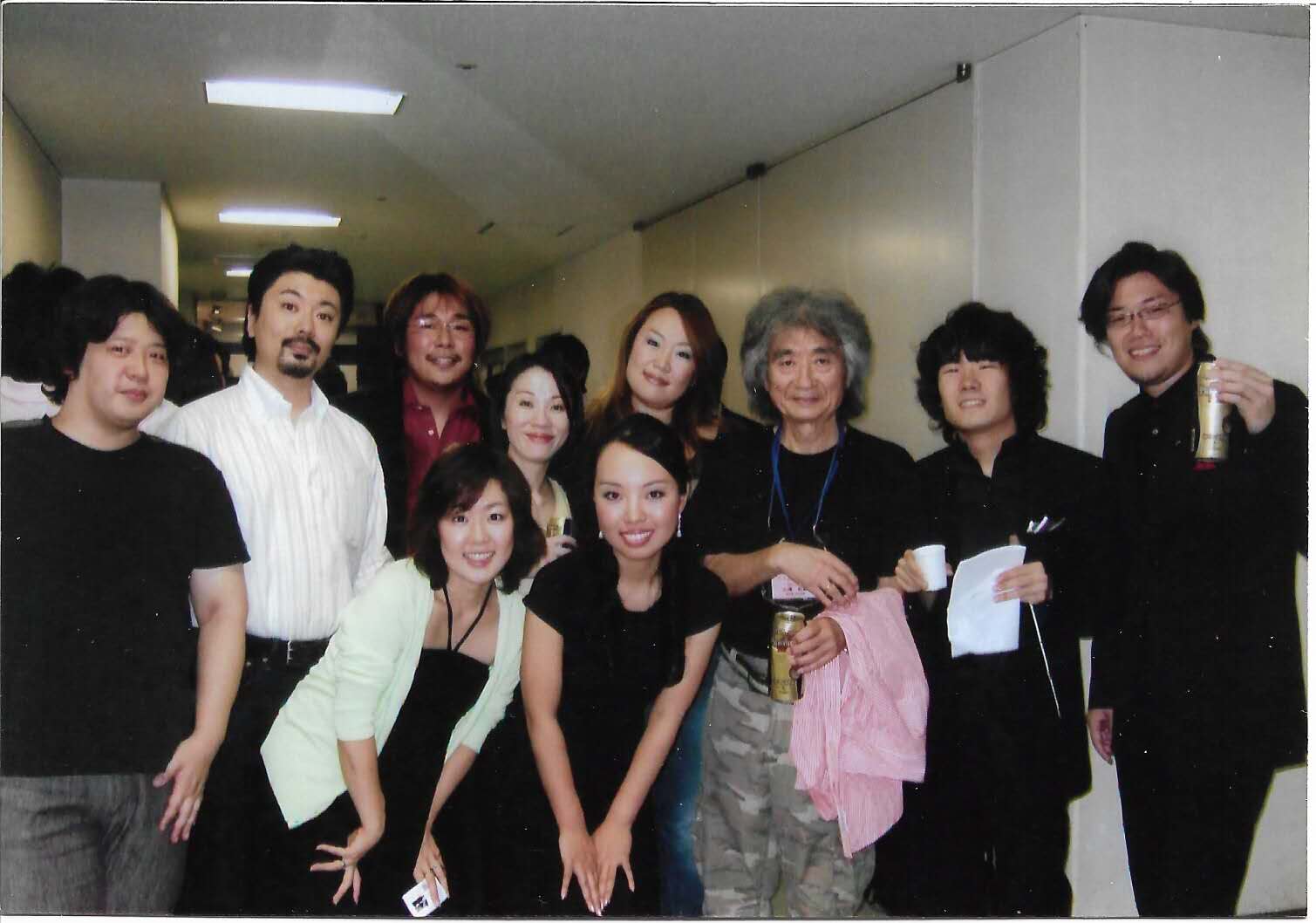 Photo taken at the Seiji Ozawa Music Academy with Seiji (third from the right). 