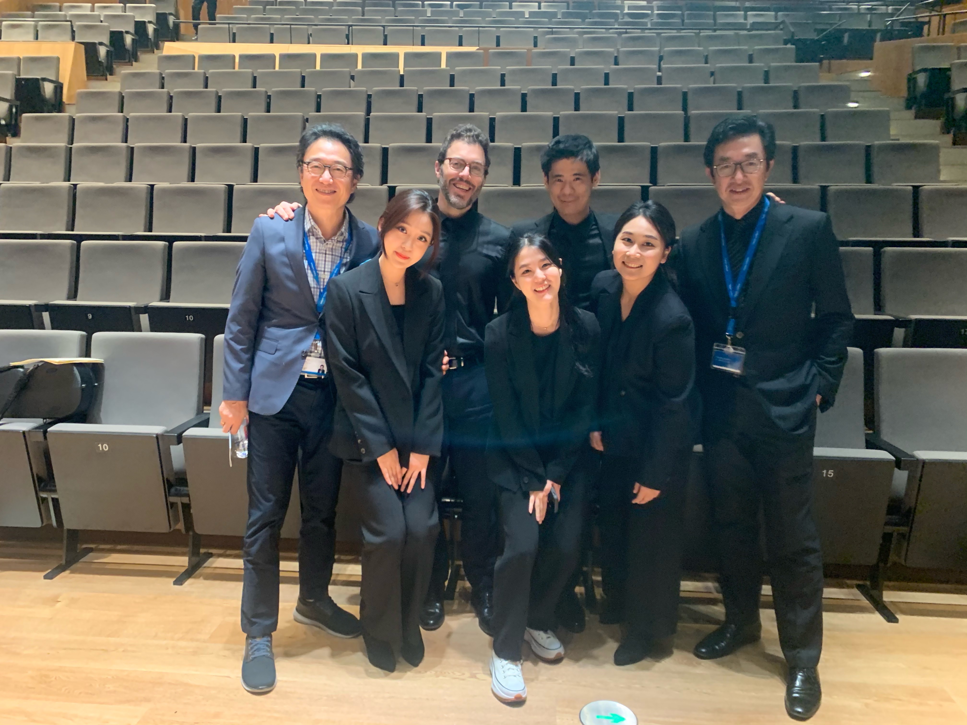 JiSoo with the Shanghai Quartet