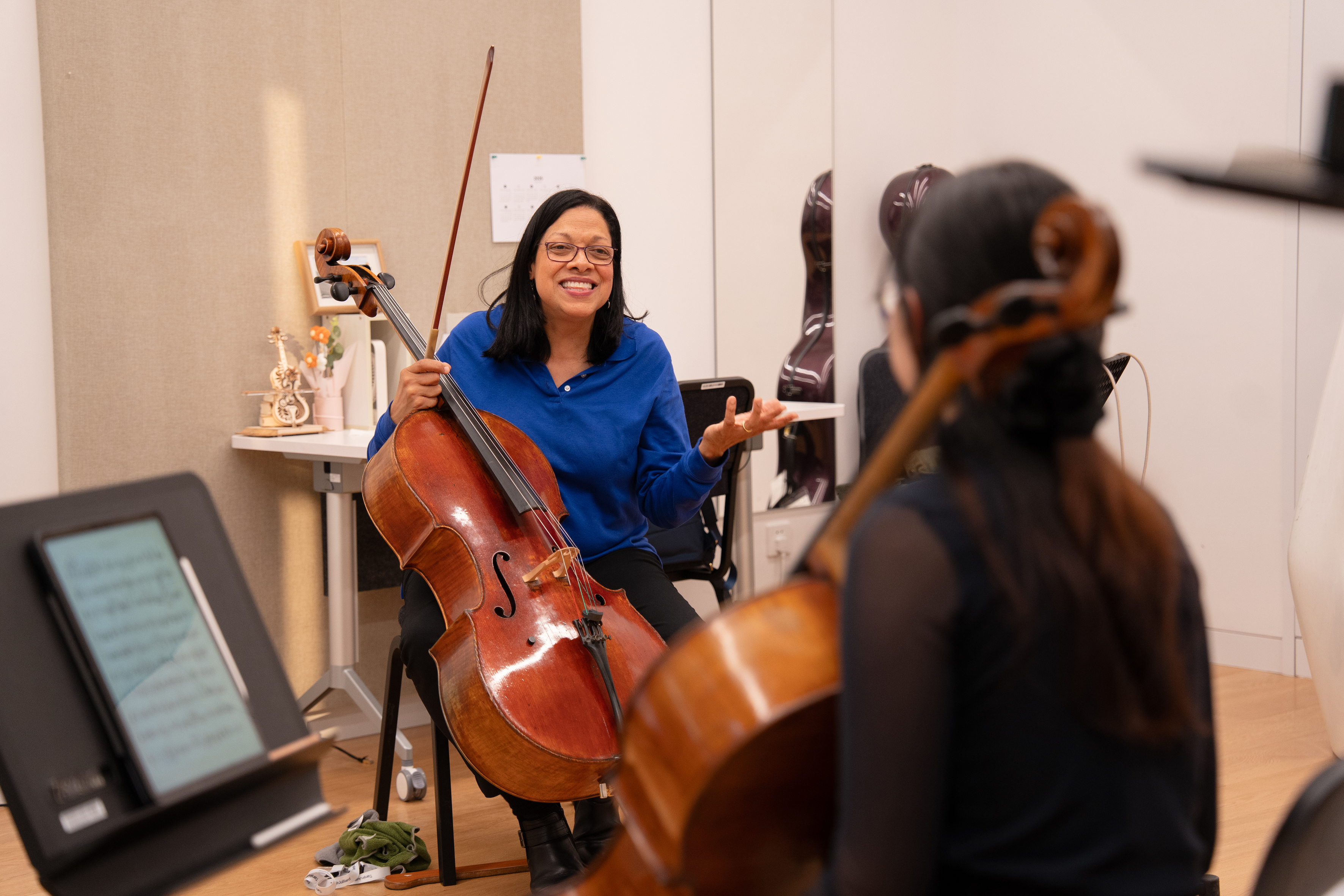 Astrid Schween at a coaching session.