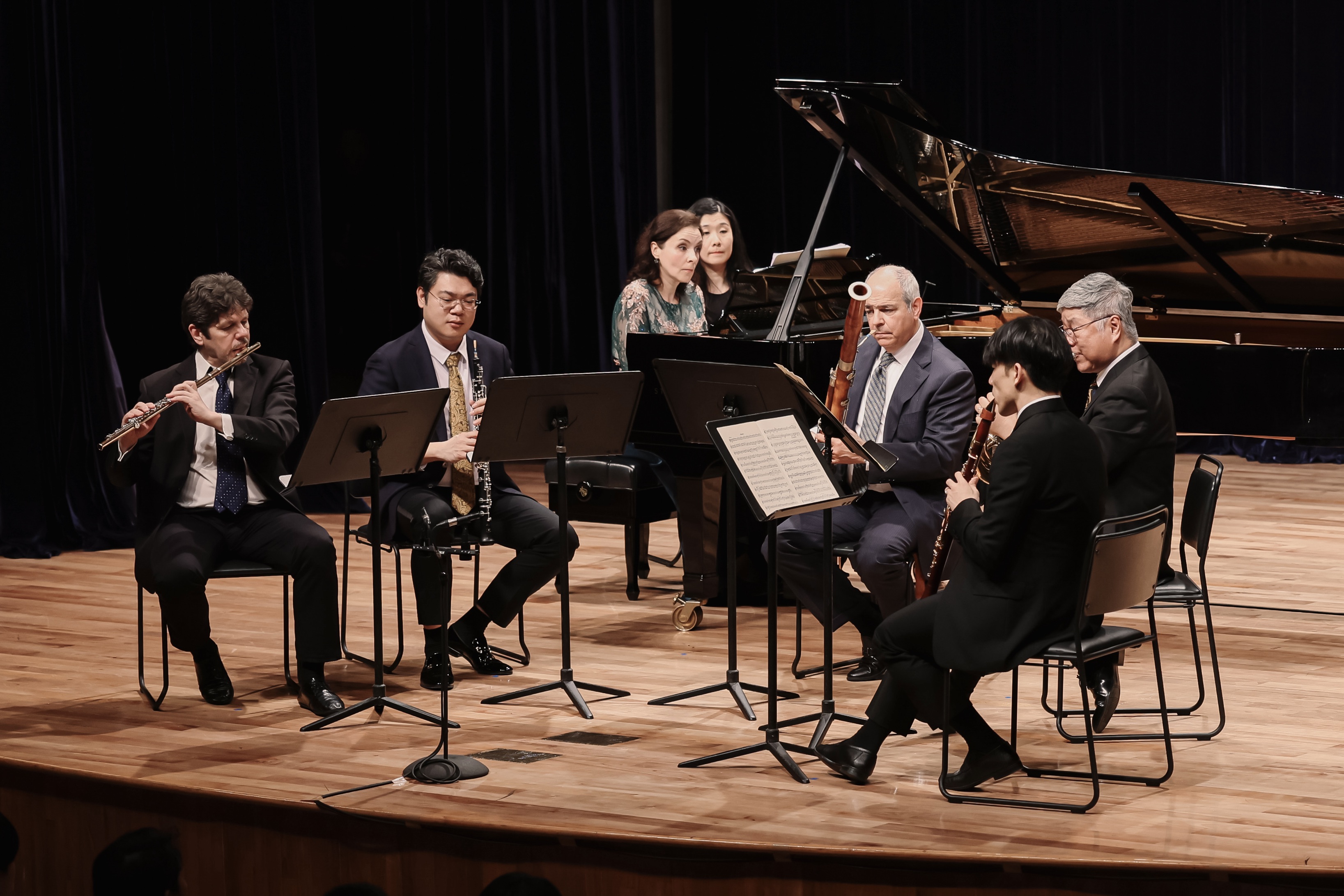 Tianjin Juilliard Ensemble performing at the Xinghai Concert Hall 