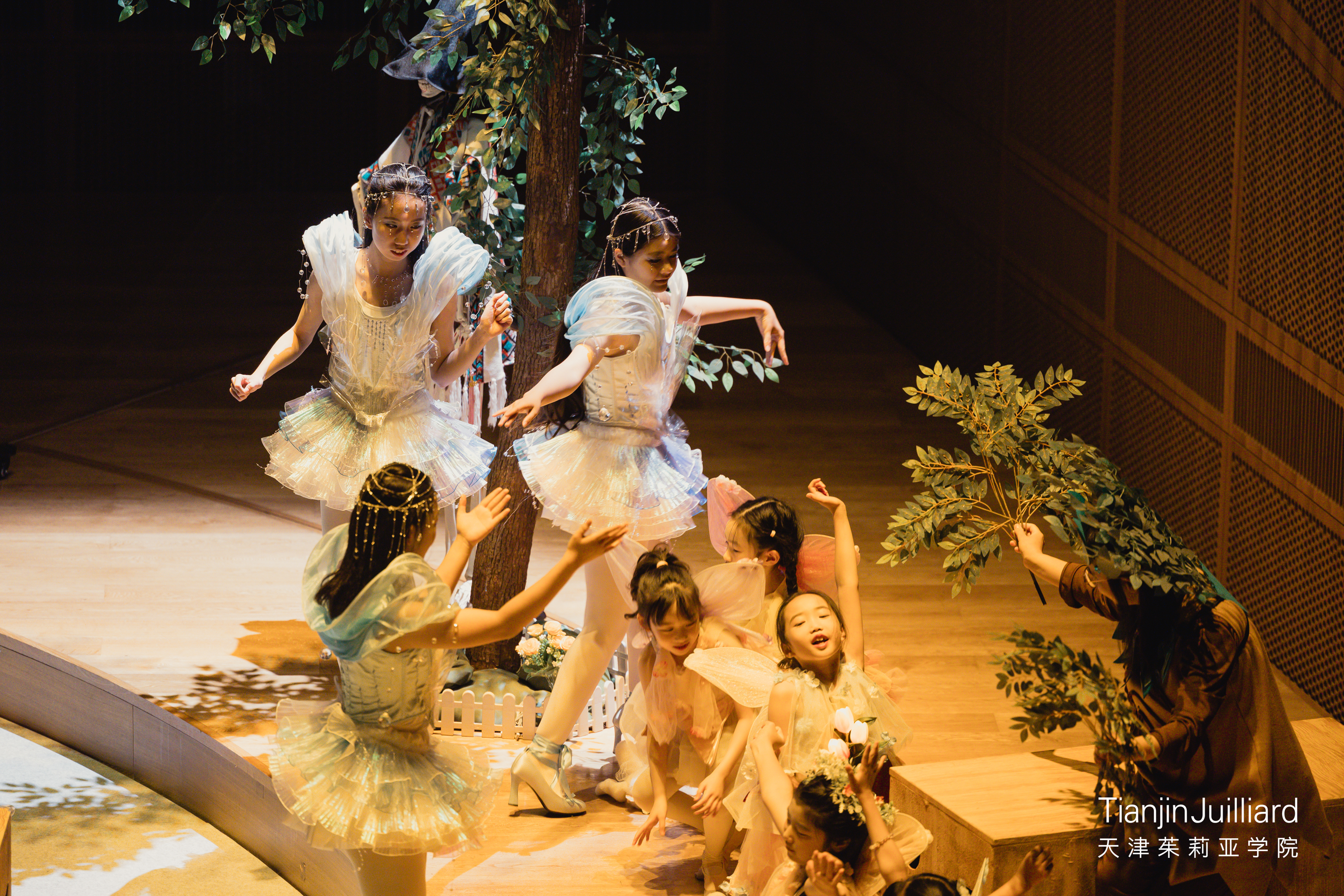 Pre-College and MDP students as fairies and angels in Hansel and Gretel (2026)