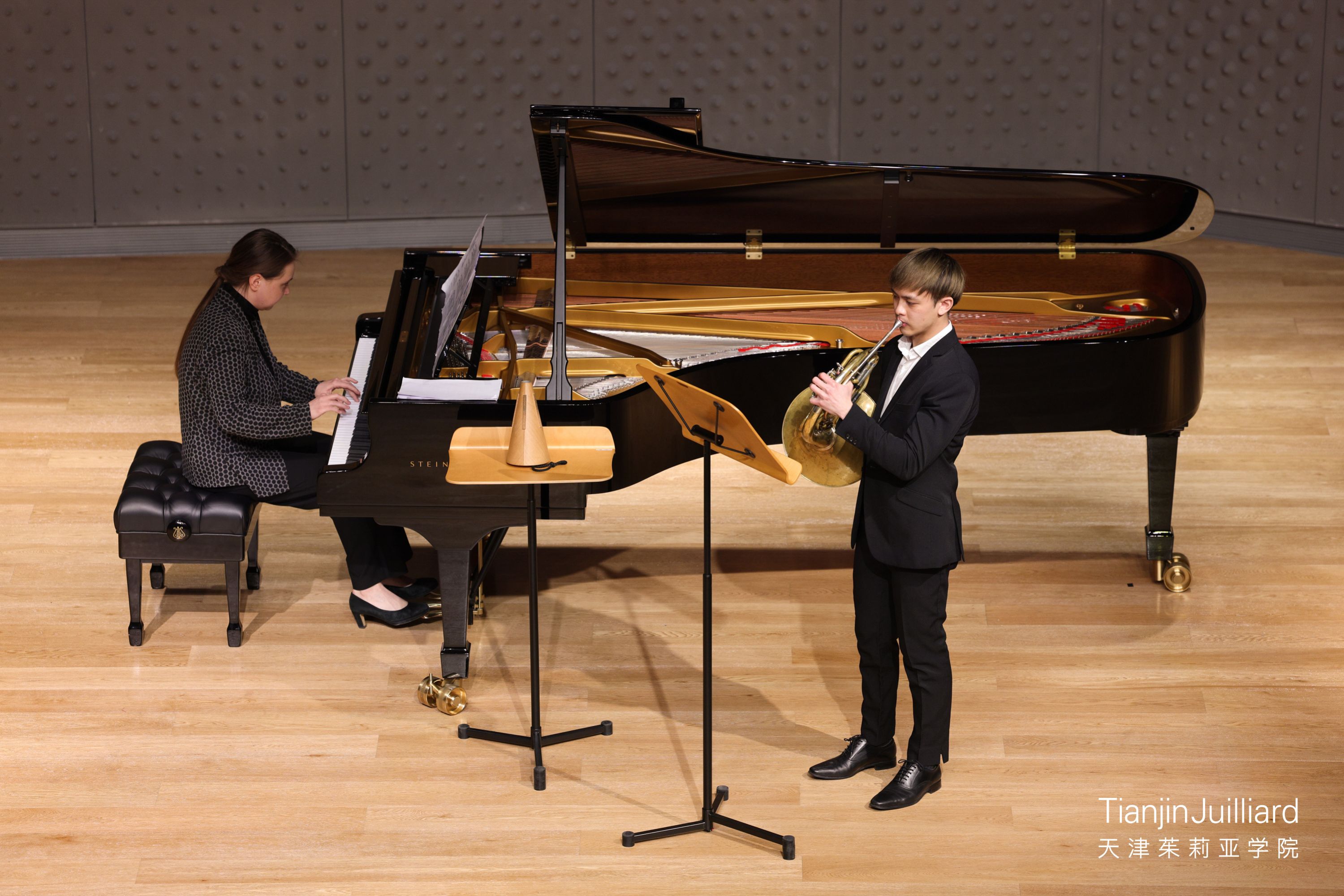 Sim’s graduation recital at Tianjin Juilliard in April 2023.