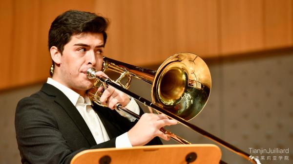 Danilo performing at a chamber music concert