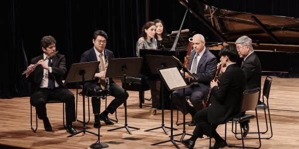 Tianjin Juilliard Ensemble performing at the Xinghai Concert Hall 