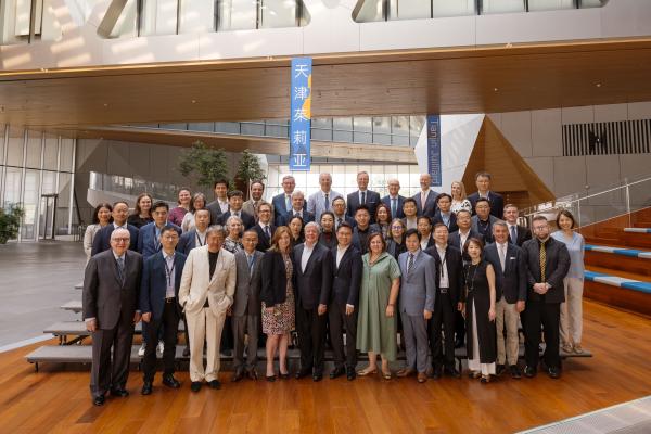 The leadership forum participants represented 30 institutions from around the world.